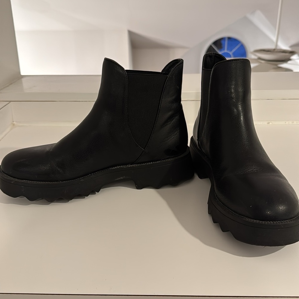 Black Combat Boots - Picture 2 of 3